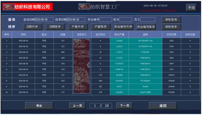 數字化紡織工廠, 現場智能終端, 數據采集器, LoRa無線數據采集設備, 工廠OEE, 設備在線監控